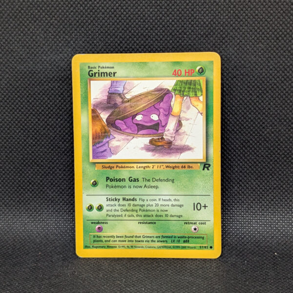 Pokémon Grimer Team Rocket 57/82 Common Unlimited · Lightly Played
