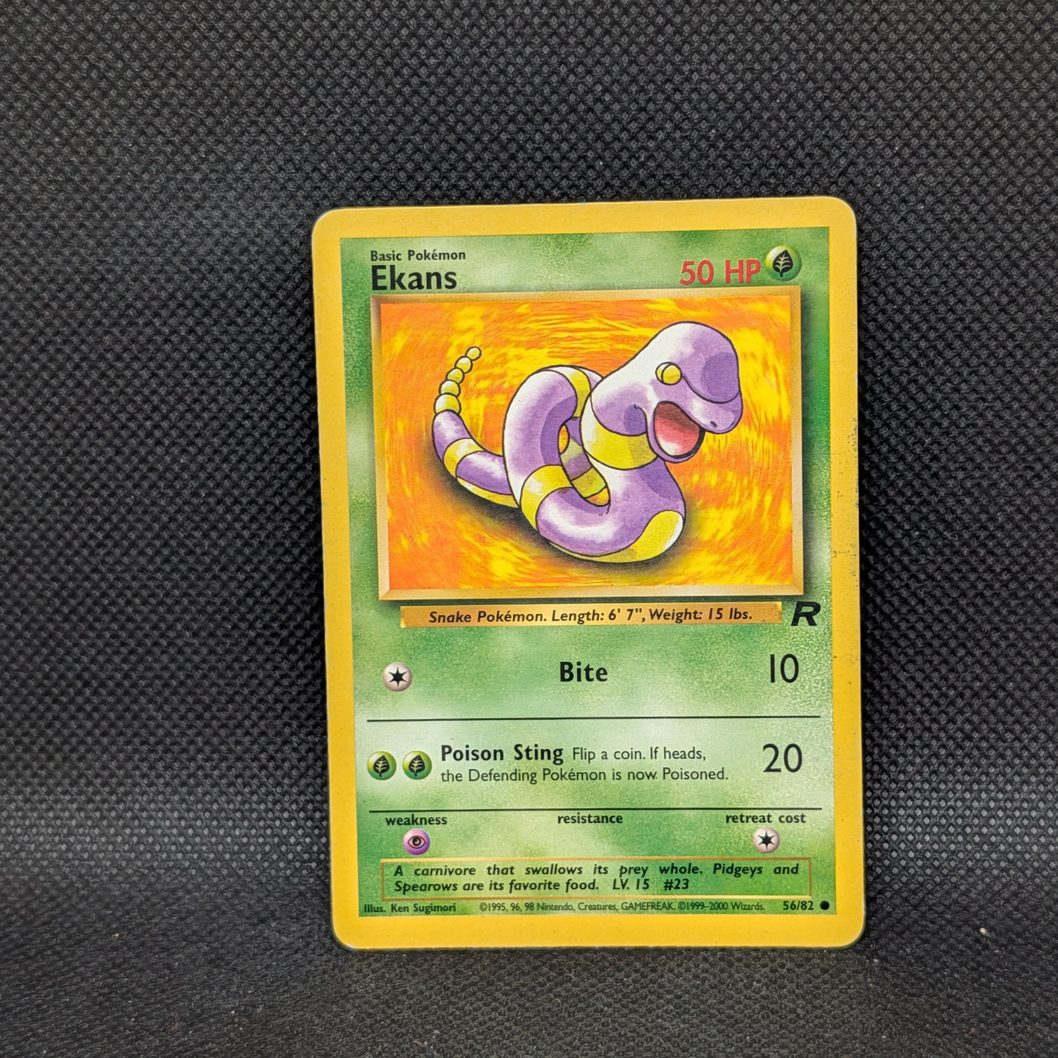 Pokémon Ekans Team Rocket 56/82 Common Unlimited · Lightly Played
