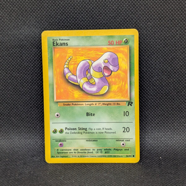 Pokémon Ekans Team Rocket 56/82 Common Unlimited · Lightly Played