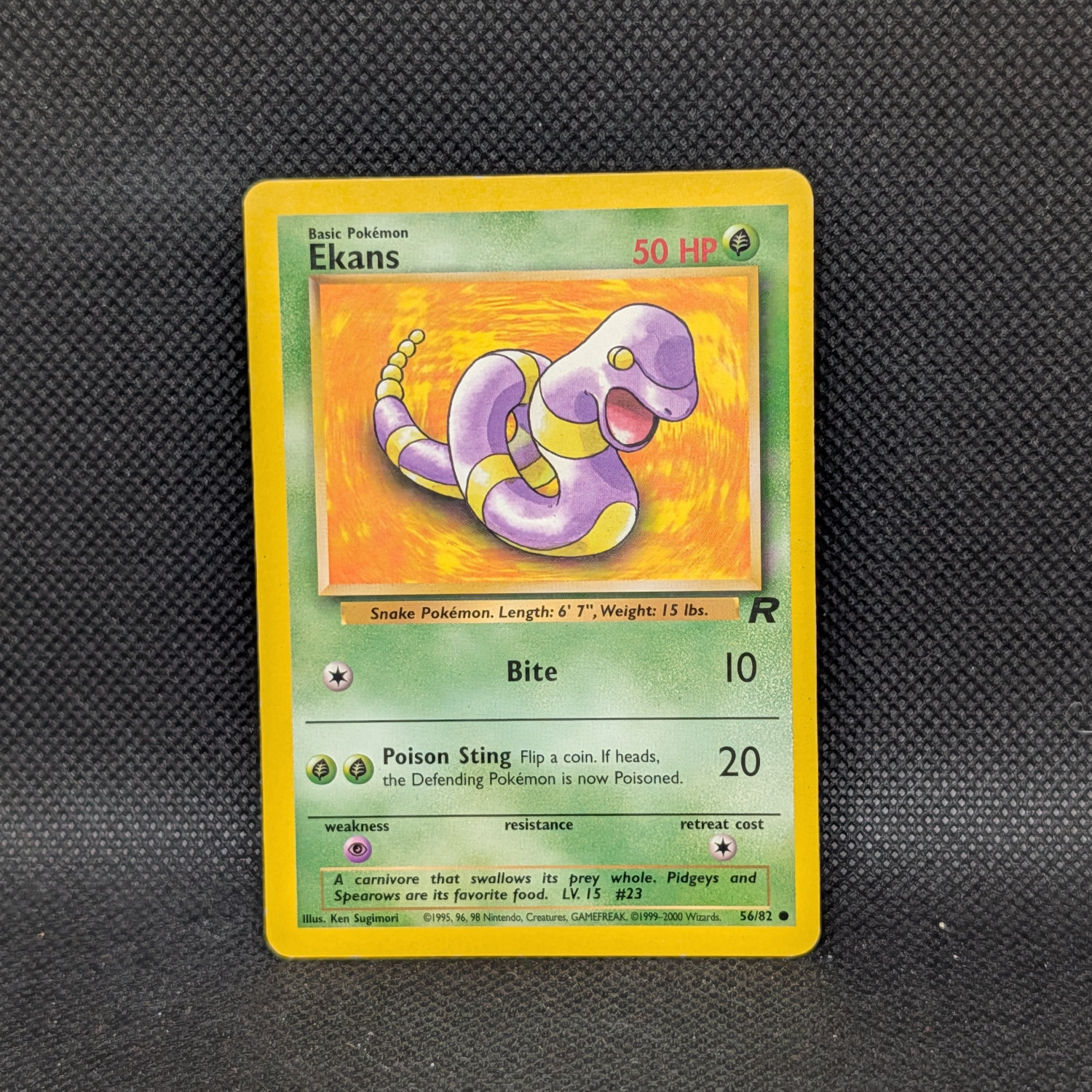 Pokémon Ekans Team Rocket 56/82 Common Unlimited · Lightly Played