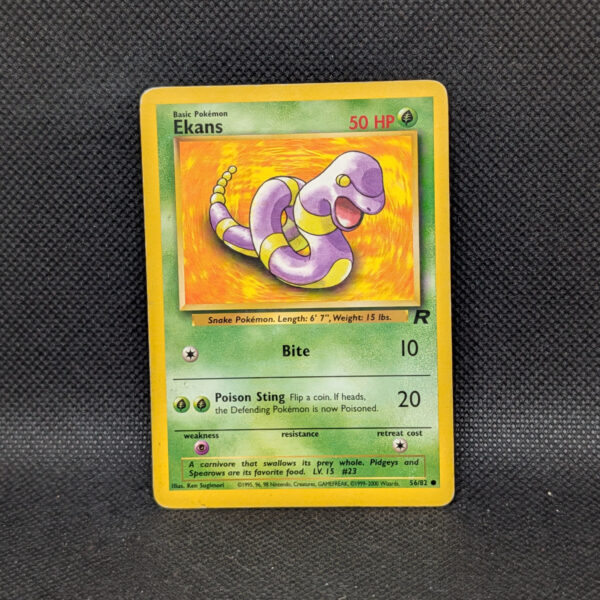 Pokémon Ekans Team Rocket 56/82 Common Unlimited · Lightly Played