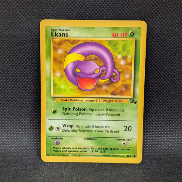 Pokémon Ekans Jungle Set 46/62 Common Unlimited · Lightly Played