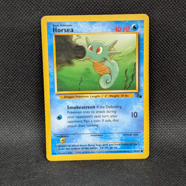 Pokémon Horsea Fossil Set 49/62 Common · Lightly Played Unlimited