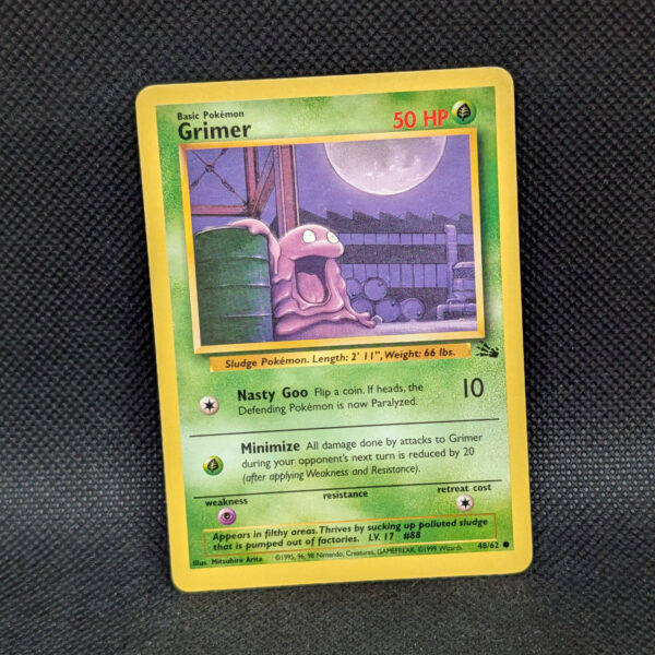 Pokémon Grimer Fossil Set 48/62 Common · Near Mint · Unlimited