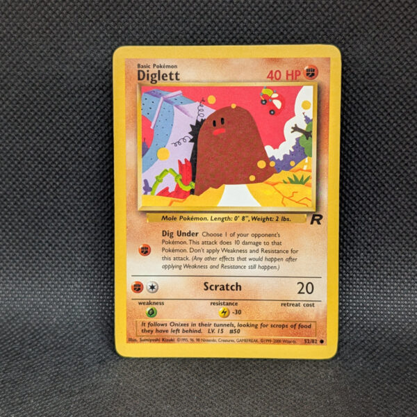 Pokémon Diglett Team Rocket 52/82 Common Unlimited · Lightly Played
