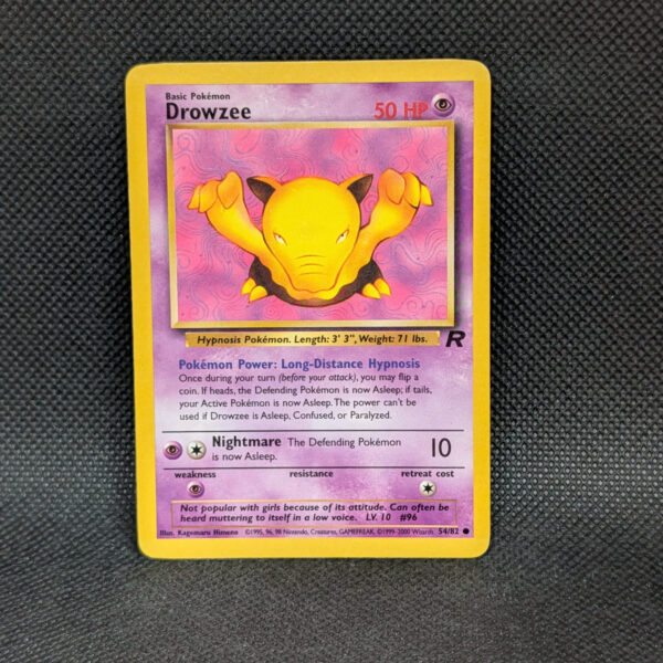 Pokémon Drowzee Team Rocket 54/82 Common Unlimited · Lightly Played