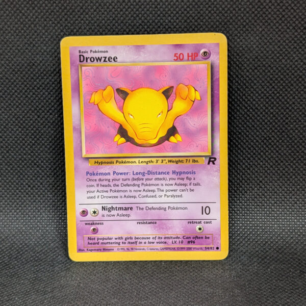 Pokémon Drowzee Team Rocket 54/82 Common Unlimited · Lightly Played