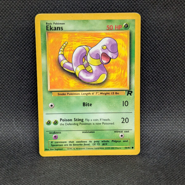 Pokémon Ekans Team Rocket 56/82 Common · Lightly Played