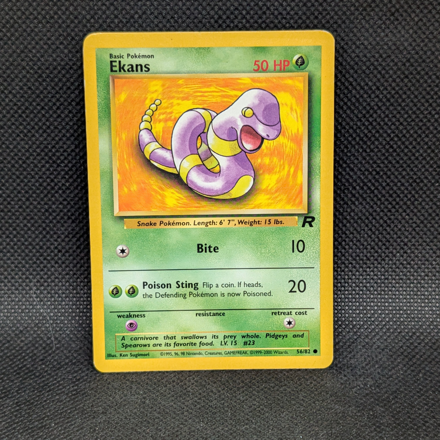 Pokémon Ekans Team Rocket 56/82 Common · Lightly Played