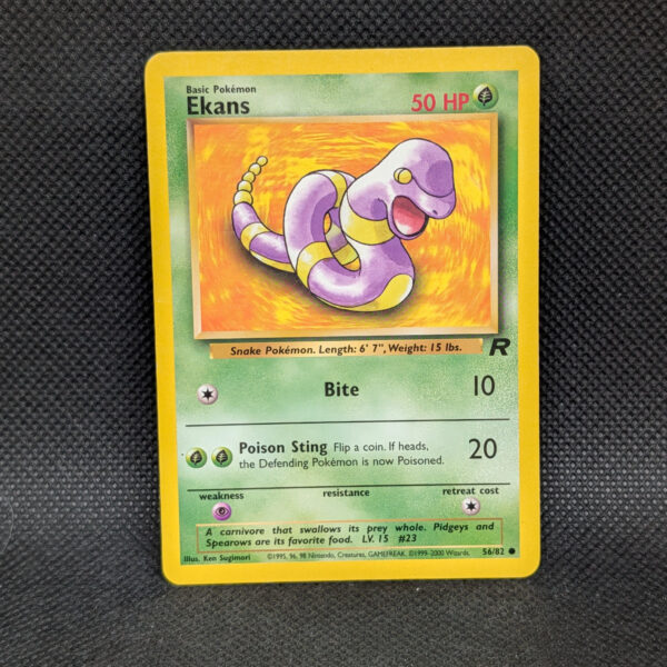 Pokémon Ekans Team Rocket 56/82 Common Unlimited · Lightly Played