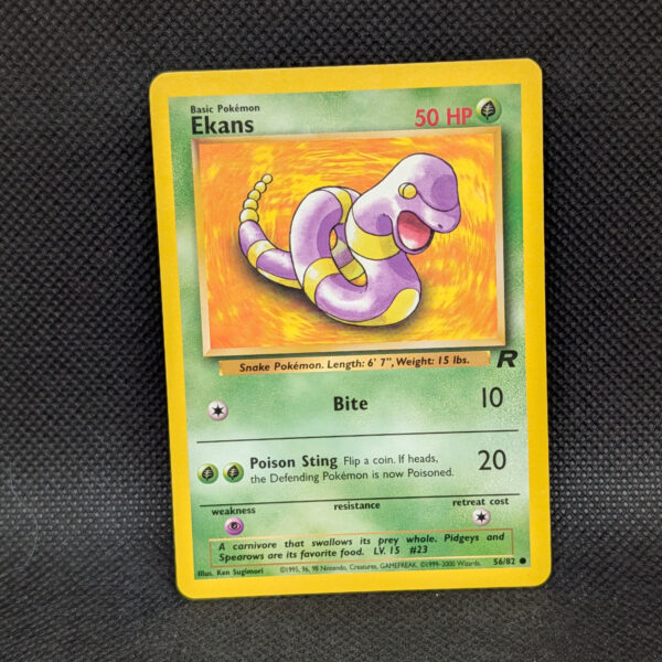 Pokémon Ekans Team Rocket 56/82 Common · Near Mint Unlimited