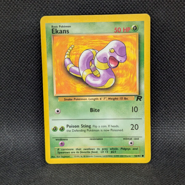 Pokémon Ekans Team Rocket 56/82 Common Unlimited · Lightly Played
