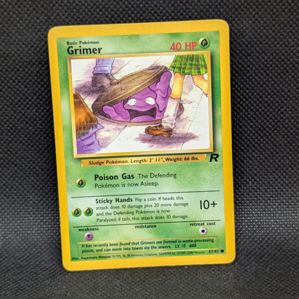 Pokémon Grimer Team Rocket 57/82 Common · Lightly Played