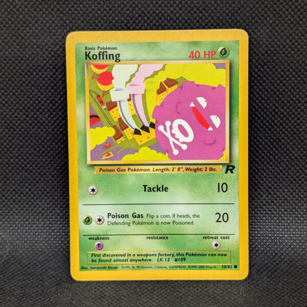 Pokémon Koffing Team Rocket 58/82 Common · Near Mint
