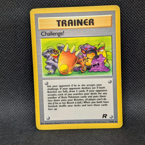 Pokémon Challenge! Team Rocket 74/82 Trainer Common · Near Mint