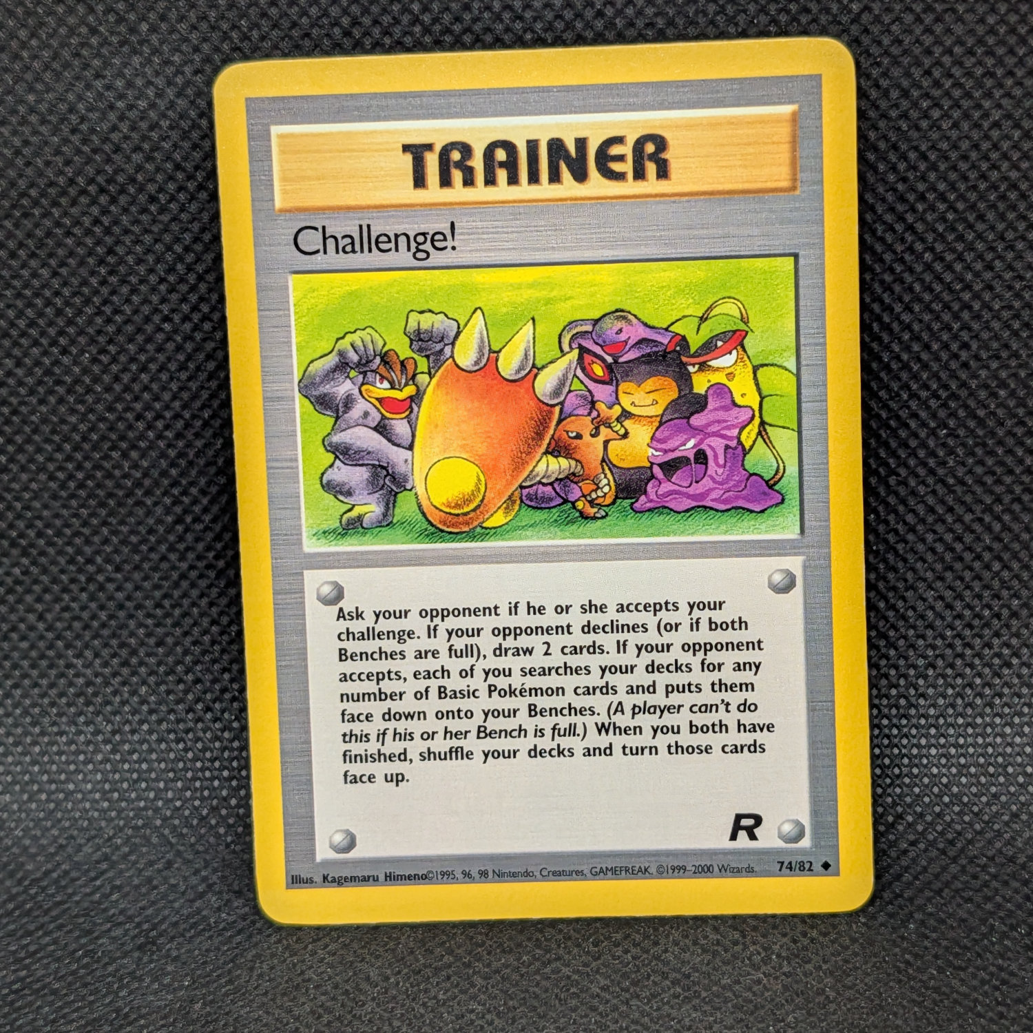 Pokémon Challenge! Team Rocket 74/82 Trainer Common · Near Mint