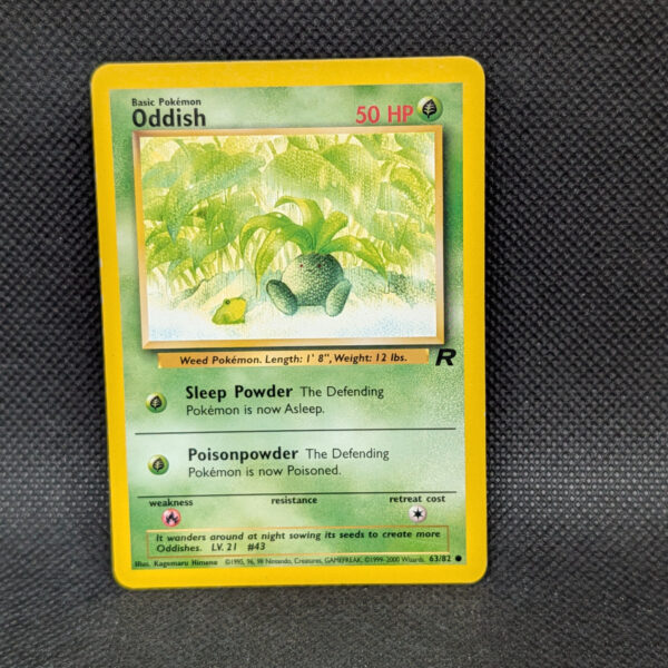 Pokémon Oddish Team Rocket 63/82 Common Unlimited · Lightly Played