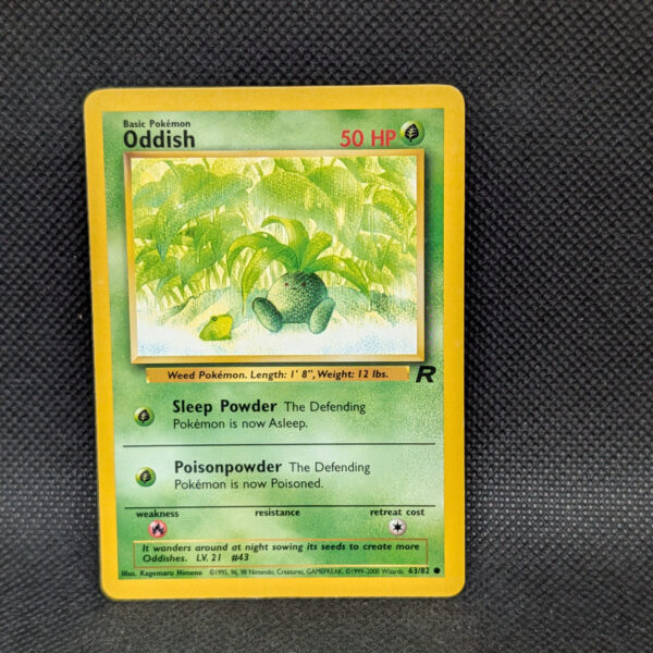Pokémon Oddish Team Rocket 63/82 Common · Lightly Played