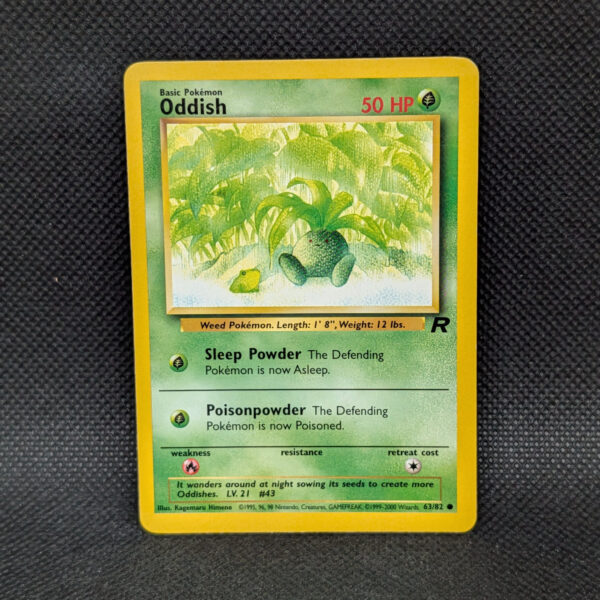 Pokémon Oddish Team Rocket 63/82 Common Unlimited · Lightly Played