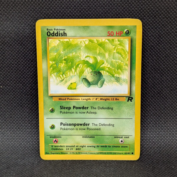 Pokémon Oddish Team Rocket 63/82 Common Unlimited · Lightly Played