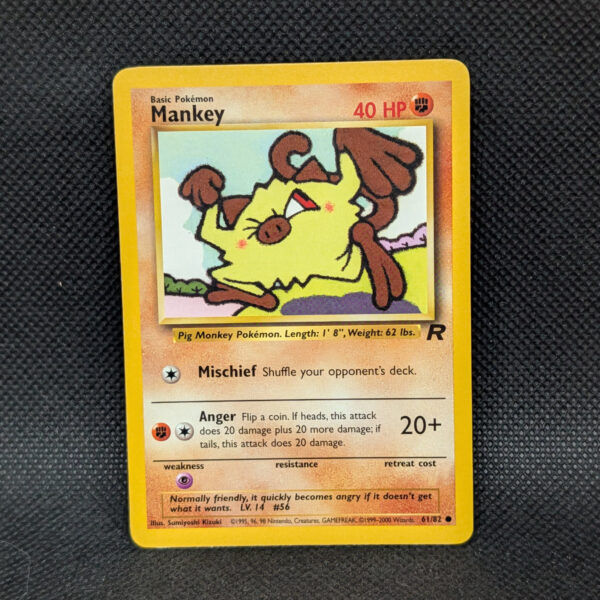 Pokémon Mankey Team Rocket 61/82 Common Unlimited · Lightly Played