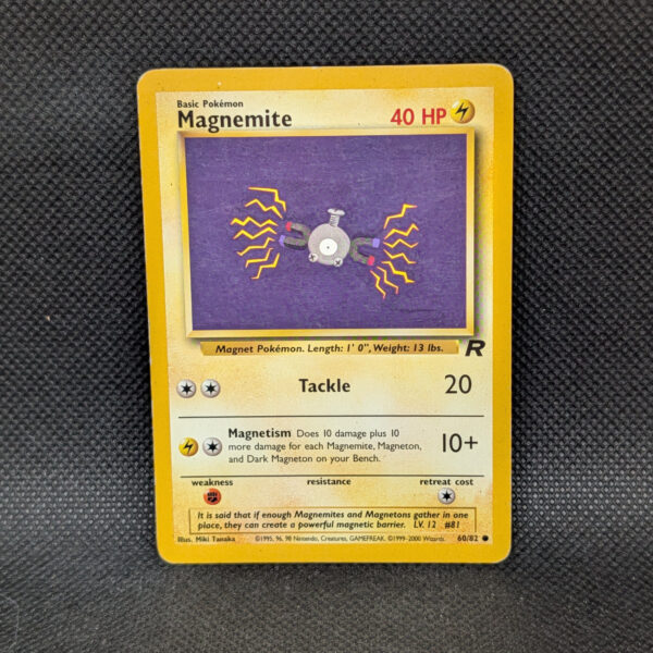 Pokémon Magnemite Team Rocket 60/82 Common · Lightly Played · Unlimited