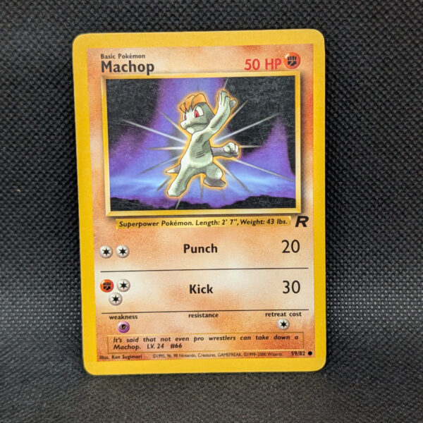 Pokémon Machop Team Rocket 59/82 Common Unlimited · Lightly Played