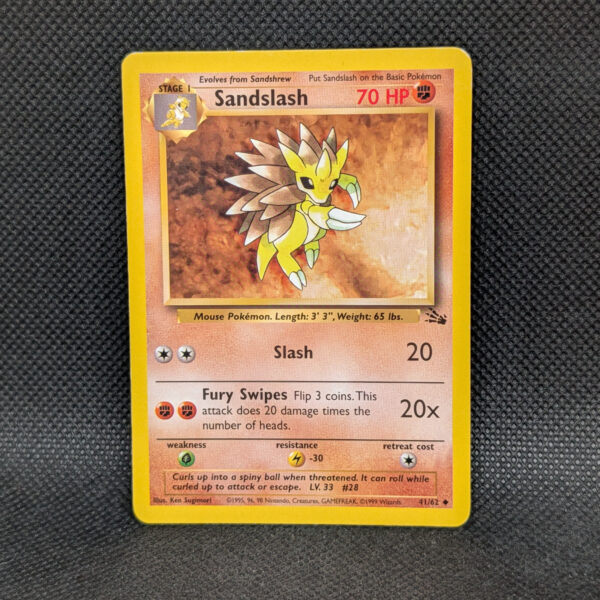 Pokémon Sandslash Jungle Set 41/62 Uncommon Unlimited · Lightly Played