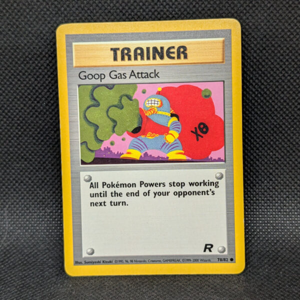 Pokémon Goop Gas Attack Team Rocket 78/82 Common Trainer · Near Mint