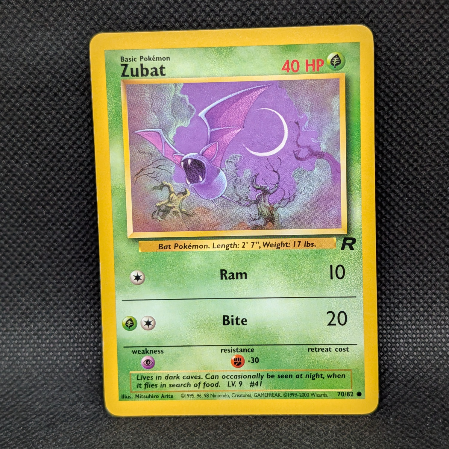 Pokémon Zubat Team Rocket 70/82 Common Unlimited · Lightly Played