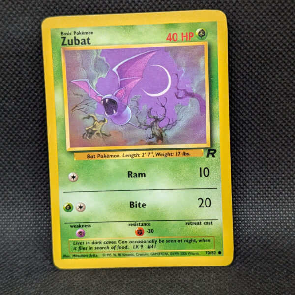 Pokémon Zubat Team Rocket 70/82 Common · Lightly Played