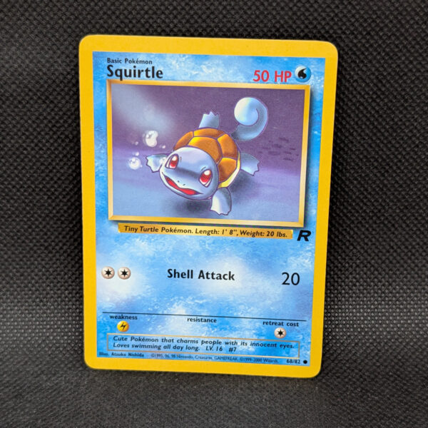 Pokémon Squirtle Team Rocket 68/82 Common Unlimited · Lightly Played