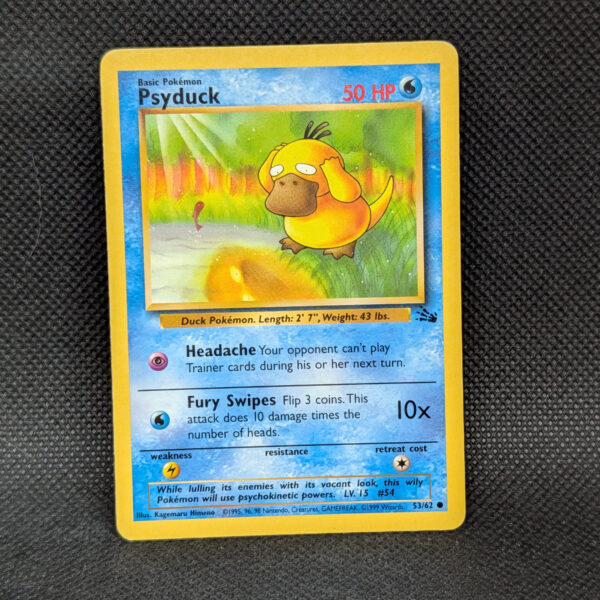 Pokémon Psyduck Fossil Set 53/62 Common Unlimited · Lightly Played