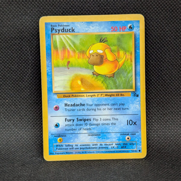 Pokémon Psyduck Fossil Set 53/62 Common · Lightly Played Unlimited