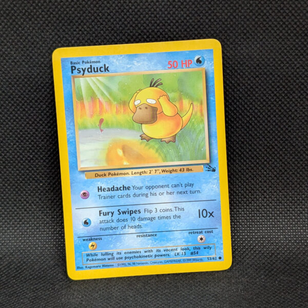 Pokémon Psyduck Fossil Set 53/62 Common · Lightly Played Unlimited