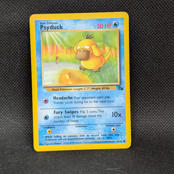 Pokémon Psyduck Fossil Set 53/62 Common Unlimited · Lightly Played