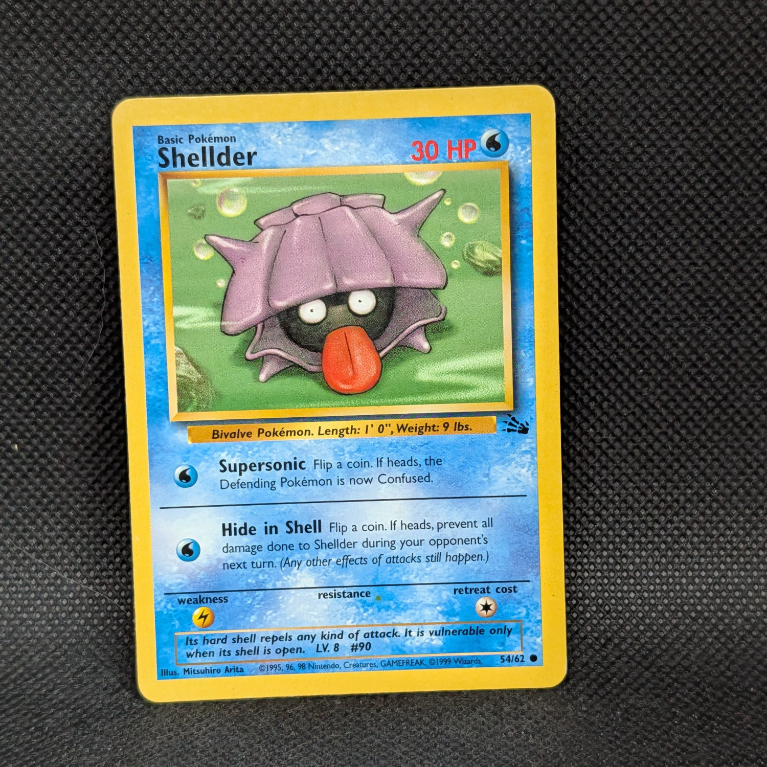Pokémon Shellder Fossil Set 54/62 Common · Lightly Played Unlimited