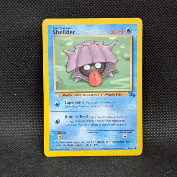 Pokémon Shellder Fossil Set 54/62 Common Unlimited · Lightly Played