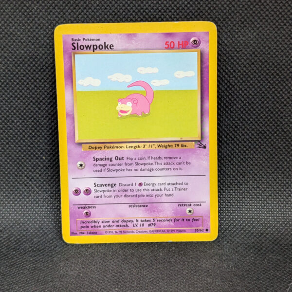 Pokémon Slowpoke Fossil Set 55/62 Common · Lightly Played Unlimited