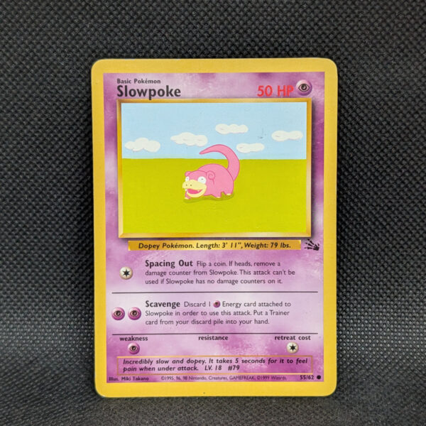 Pokémon Slowpoke Fossil Set 55/62 Common · Lightly Played
