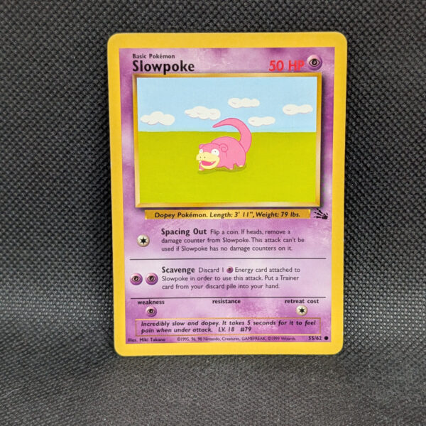 Pokémon Slowpoke Fossil 55/62 Common Unlimited · Lightly Played