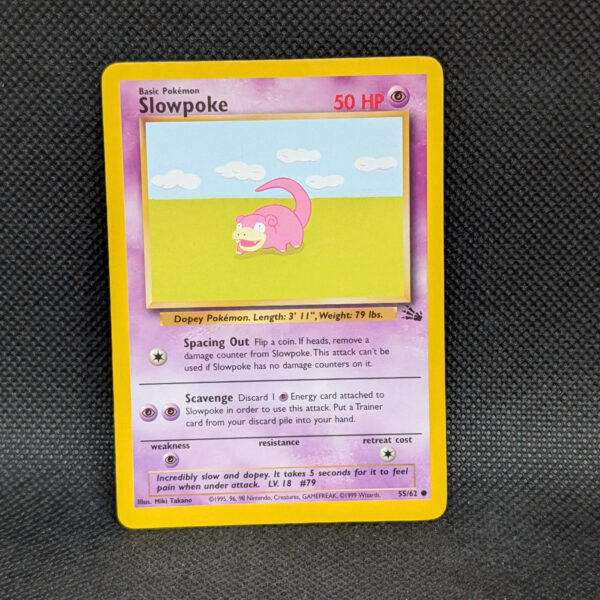 Pokémon Slowpoke Fossil Set 55/62 Common · Lightly Played