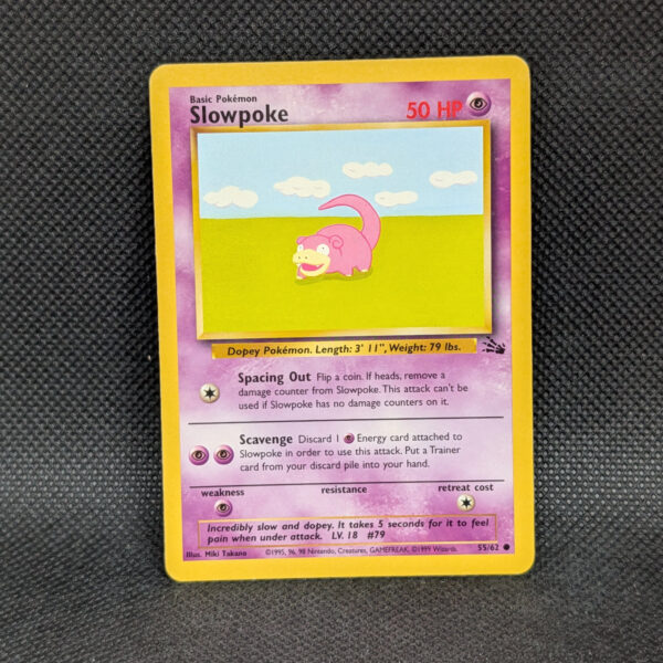 Pokémon Slowpoke Fossil Set 55/62 Common · Lightly Played Unlimited