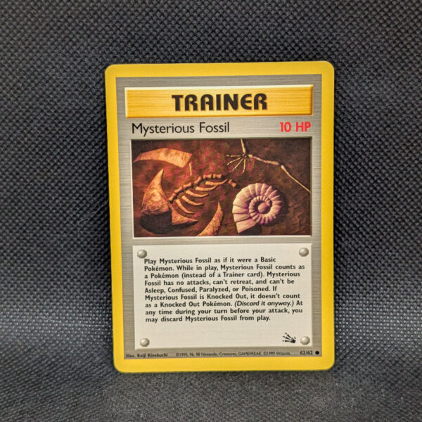 Pokémon Mysterious Fossil Fossil Set 62/62 Common Trainer · Near Mint