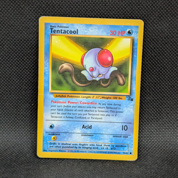 Pokémon Tentacool Fossil 56/62 Common Unlimited · Lightly Played