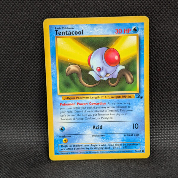 Pokémon Tentacool Fossil Set 56/62 Common · Near Mint Unlimited