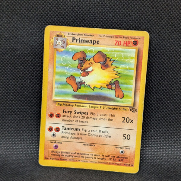 Pokémon Primeape Jungle Set 43/64 Common · Lightly Played Unlimited