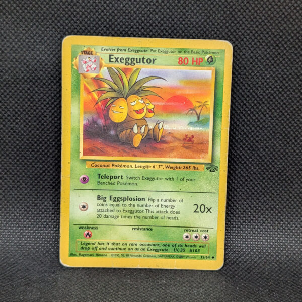 Pokémon Exeggutor Jungle 35/64 Uncommon · Moderately Played