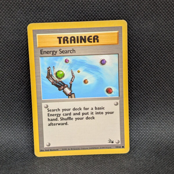 Pokémon Energy Search Fossil 59/62 Common Trainer · Lightly Played
