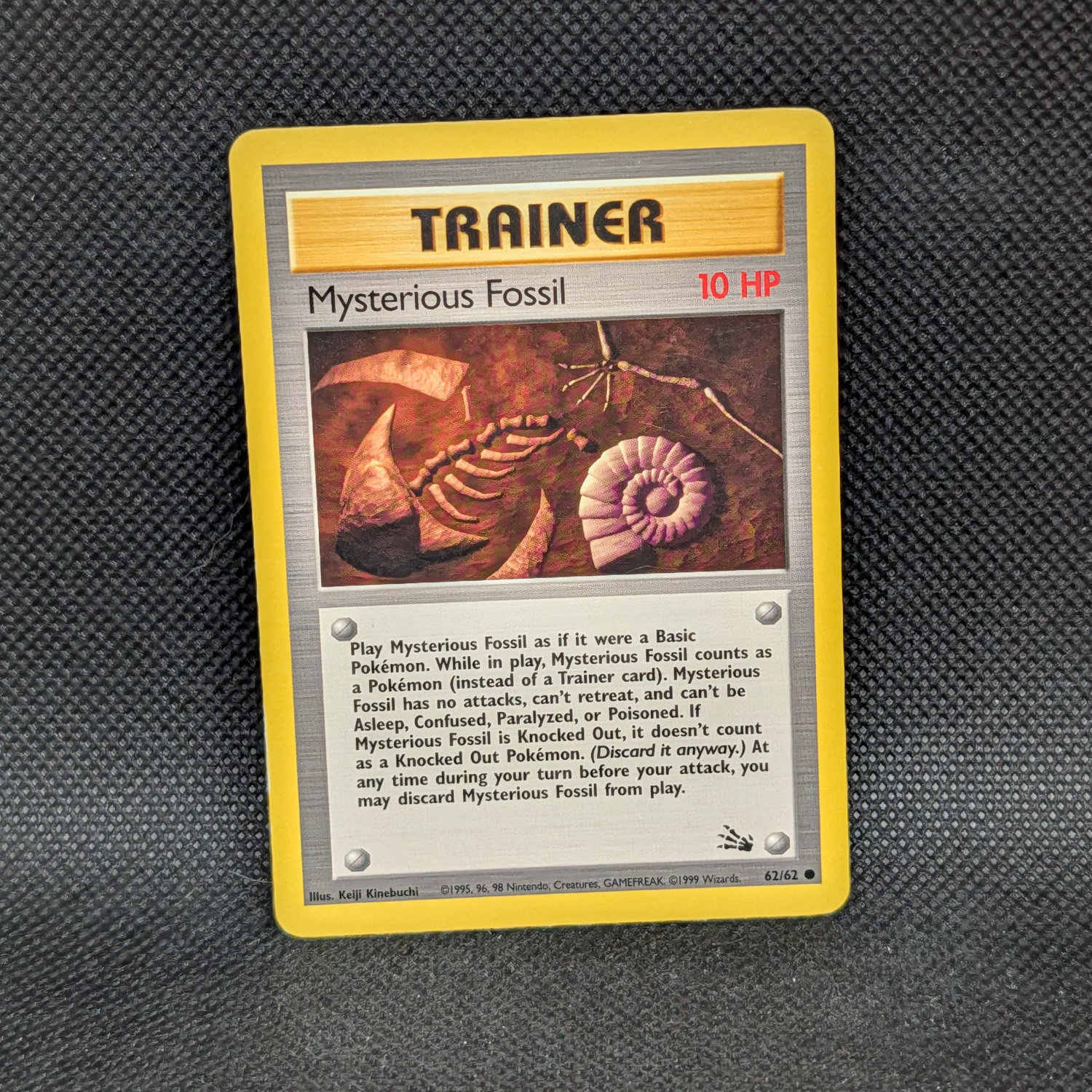 Pokémon Mysterious Fossil Fossil Set 62/62 Common · Near Mint